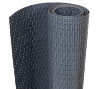 vidaXL Paravento da Balcone Antracite 400x100 cm in Polyrattan