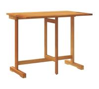 vidaXL Tavolo da Balcone Pieghevole 90x60x72 cm in Legno Massello Acacia - da Esterno, Bistrò e Patio
