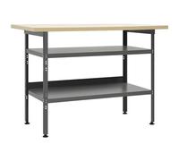 VIDAXL - Banco da Lavoro Grigio 120x60x85 cm in Acciaio