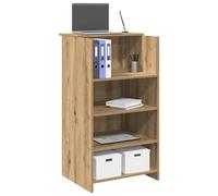 vidaXL Banco Reception 55x50x103,5 cm in Legno Multistrato, Reception, Reception Ufficio, banco Cassa, Reception Salone, banco Bar Reception