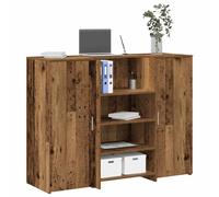 vidaXL Banco Reception Legno Vecchio 135x50x103,5 cm Legno Multistrato