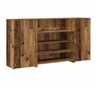 vidaXL Banco reception Legno Vecchio 200x50x103,5 cm Legno multistrato