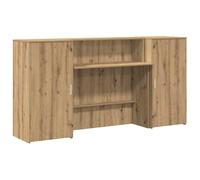 vidaXL Banco Reception Rovere Artigianale 200x50x103,5cm in Truciolato