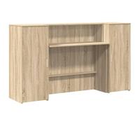 vidaXL Banco Reception Rovere Sonoma 180x50x103,5 cm Legno Multistrato