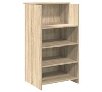 vidaXL Banco Reception Rovere Sonoma 55x50x103,5 cm Legno Multistrato