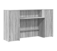 vidaXL bancone Reception Grigio Sonoma 180x50x103,5 cm Legno Multistrato