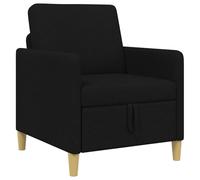 vidaXL Divano con contenitore, nero, 72 x 78 x 87 cm, poliestere,