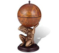 vidaXL Bar a Globo Portabottiglie Vino Design Atlas 42x42x85 cm