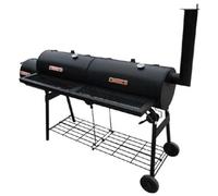 vidaXL Barbecue con Affumicatore XL Nero Griglia Grill Girarrosto Spiedo BBQ