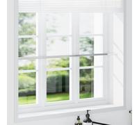 vidaXL Barra di Sicurezza per Finestra Regolabile Robusta Antifurto Barriera Protezione Ladri in Acciaio Zincato 710-1200 mm