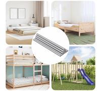 vidaXL Barre filettate 900 pcs Argento Metallo, Soggiorno, barre in acciaio, barre filettate, componenti di costruzione, accessori per attrezzi, fissaggi per fai-da-te, giardino