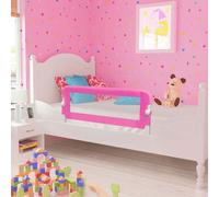 vidaXL Barriera di Sicurezza per Letto Bambino 102 x 42 cm Rosa