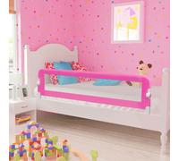 vidaXL Barriera di Sicurezza per Letto Bambino 150 x 42 cm Rosa