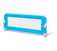 vidaXL Barriera di Sicurezza Protezione Bambino 102x42 cm Blu Sponda Letto