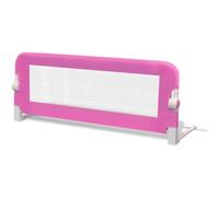 vidaXL Barriera di Sicurezza per Letto Bambino 102 x 42 cm Rosa