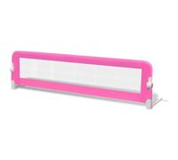vidaXL Barriera di Sicurezza per Letto Bambino 150 x 42 cm Rosa