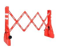 vidaXL Barriera Stradale Pieghevole Rossa 210x50x105 cm