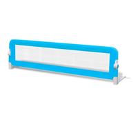 vidaXL Sponda di Sicurezza per Lettino Bambino 150 x 42 cm Blu