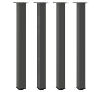 vidaXL Bartafelpoten 4 st 90-92 cm staal antraciet