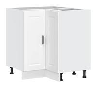 vidaXL Base ad Angolo Cucina Porto Bianco in Legno Multistrato