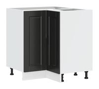 vidaXL Base ad Angolo Cucina Porto Nero in Legno Multistrato