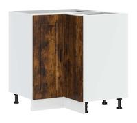 vidaXL Base ad Angolo Cucina Porto Rovere Fumo in Legno Multistrato