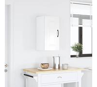 vidaXL Base da Cucina Kalmar Bianco Lucido in Legno Multistrato
