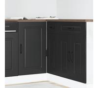 vidaXL Base da Cucina Kalmar Nero in Legno Multistrato