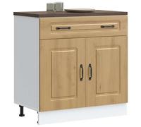 vidaXL Base da Cucina Kalmar Rovere Artigianale in Legno Multistrato