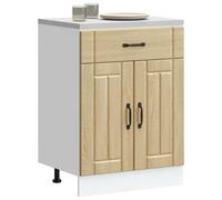 vidaXL Base da Cucina Lucca Rovere Sonoma in Legno Multistrato