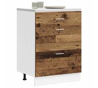 vidaXL Base da Cucina “Lyon” Legno Vecchio in Legno Multistrato