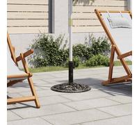 vidaXL Base Ombrellone Bronzo 12 kg 48 cm in Ghisa
