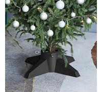 vidaXL Base per Albero di Natale Grigia 55,5x55,5x15 cm