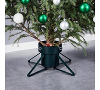 vidaXL Base per Albero di Natale Nera 46x46x19 cm