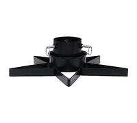 vidaXL Base per Albero di Natale Nera 47x47x13,5 cm