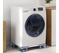 vidaXL Base per lavatrice Grigio 66 x 66 x 12 cm Metallo