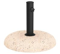 vidaXL Base per Ombrello per Pali di 37/42/52/58 mm, Gialla, in calcestruzzo da 20 kg. Resistente e Perfetta per Supporto Esterno. Design Minimalista per ombrellone, Ideale per Patio o terrazzo.