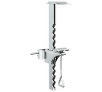 vidaXL Base per ombrellone Argento Acciaio,