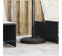 vidaXL Base per Ombrellone con Manici per Pali Ø38/48 mm 25 kg Rotonda, base per ombrellone con manici, base per ombrellone rotonda, porta ombrellone