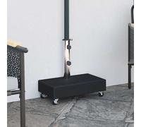 vidaXL Base per Ombrellone Nera 45x25x8,3 cm in Granito