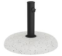 vidaXL Base per Ombrellone per Pali da 37/42/52/58mm Cemento Bianco 20 kg