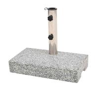 vidaXL Base per Parasole in Granito Rettangolare 25 kg