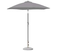 vidaXL Base per parasole per palo da 40-50 mm 26.45 kg Grigio, Base Ombrello Moderna, Resistente Alle Intemperie, Supporto Robusto per Ombra in Giardino