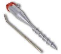 vidaXL Base Porta Ombrellone con Ruote Nera Supporto Sole Parasole Giardino