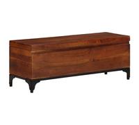 vidaXL Baule 110x35x41 cm in Legno Massello di Acacia