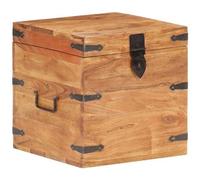 VIDAXL - Baule 40x40x40 cm in Legno Massello di Acacia