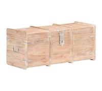 VIDAXL - Baule 90x40x40 cm in Legno Massello di Acacia