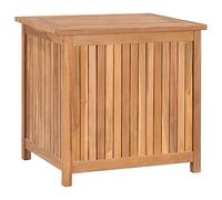 vidaXL Baule da Giardino 60x50x58 cm in Legno Massello di Teak