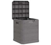 vidaXL Baule da Giardino 90 L Marrone