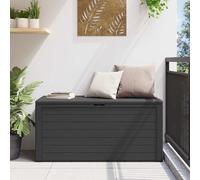 vidaXL Baule da Giardino Antracite 116x44x55 cm